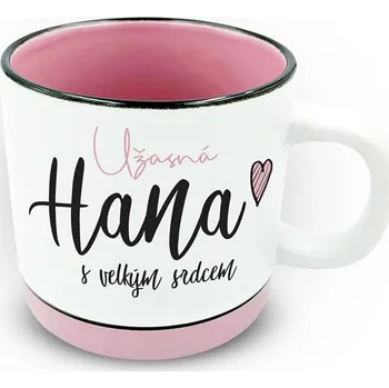 Nekupto Hrnek s potiskem 400 ml pastel - Hana