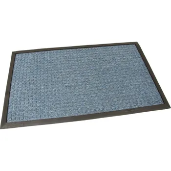 Rohožka Modrá textilní vstupní rohož Little Squares - 75 x 45 x 1 cm, 70996603
