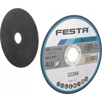 Řezný kotouč Festa Hliníkový řezný kotouč Ø 125 x 1 x 22,2 mm, FESTA INDUSTRY
