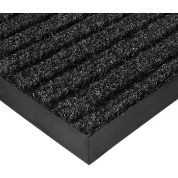 Černá textilní zátěžová čistící rohož Shakira - 200 x 100 x 1,6 cm, 77221209