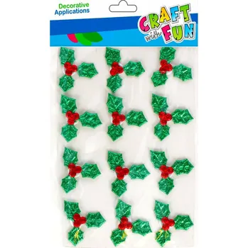 Vánoční dekorace Dekorativní samolepky svatá dekorace, 12 ks