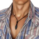 Daniel Dawson Pánský kožený náhrdelník Tangaroa - Maori amulet NH-LN433 Černá 67 cm