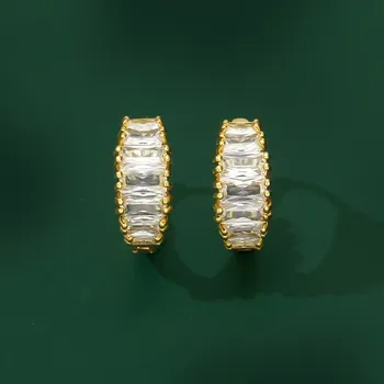 Náušnice Éternelle Náušnice Swarovski Elements Diega E1416-42962 Zlatá