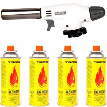 Plynová kartuše Plynová kartuše závitová Alpen Camping 400 g butan 400 ml 4 ks