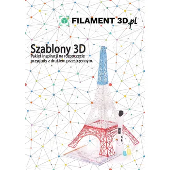 Příslušenství k 3D tiskárně Tištěné šablony pro 3D pero - Formát A5 - 8 šablon