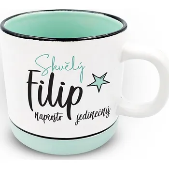 Nekupto Hrnek s potiskem 400 ml pastel - Filip