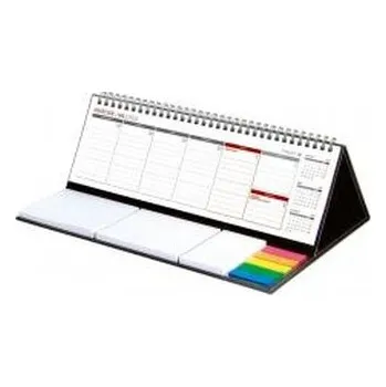 Diář Kalendarz 2026 z notesem Maxi tygodniowy czarny