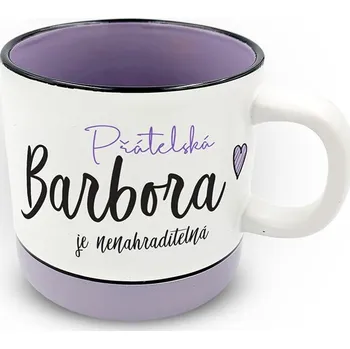 Nekupto Hrnek s potiskem 400 ml pastel - Barbora