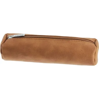 Penál Pouzdro kulaté, hnědá