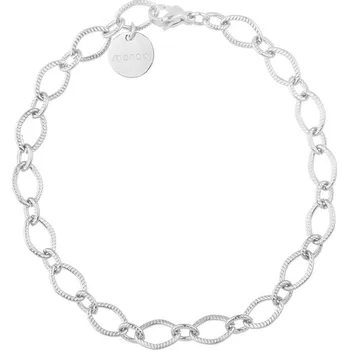 Náramek Manoki Ocelový náramek Denisa, chirurgická ocel BA958 Stříbrná 19 cm