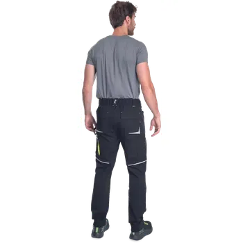 Pánské kalhoty Kalhoty pracovní do pasu L-SURE DAWSON černé vel. XL