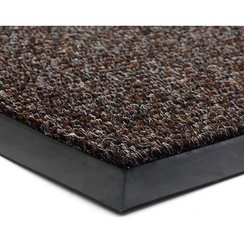 Hnědá textilní zátěžová čistící rohož Catrine - 120 x 170 x 1,35 cm, 77222119