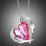 Éternelle Náhrdelník Swarovski Elements Amorita Pink NH1270-SN6000A(1) Růžová 45 cm + 5 cm (prodloužení)