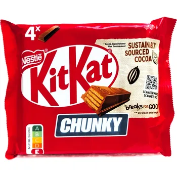 KitKat Chunky - vaflové tyčinky v čokoládě - 4x40g - 160g