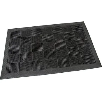 Rohožka Gumová vstupní kartáčová rohož Pin Squares - 60 x 40 x 0,7 cm, 70080124