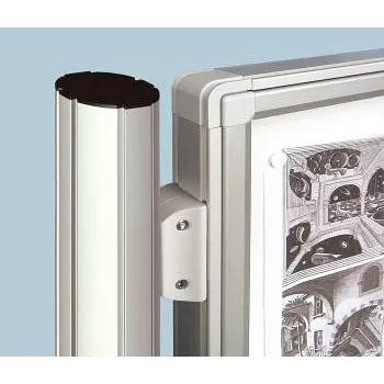 Pár sloupků QUATRO 75 pro přímé zapuštění - hnědá