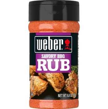 Koření Weber Koření Savory BBQ Rub, 187g