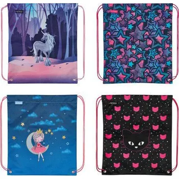 Školní sáček Sáček na cvičky - holky - Měsíční slečna