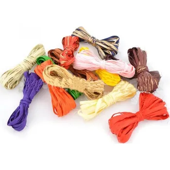 Stuha Lýko umělé Raphia 5 m barevný mix