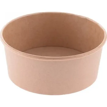 Jednorázové nádobí Miska papírová 750ml KRAFT