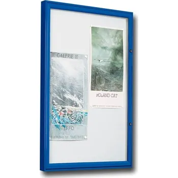 Venkovní vitrína Classique - 9 x A4 - stříbrná