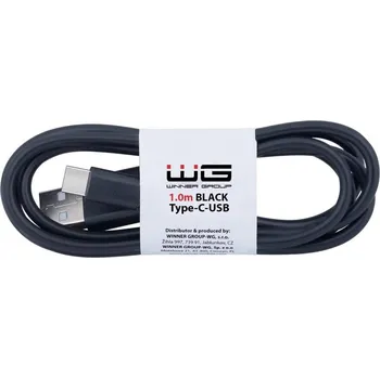 Datový kabel Winner Group - USB kabel USB-C / USB-A 1m černá