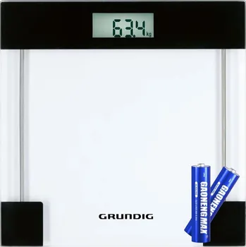 Osobní váha Koupelnová váha Grundig Skleněná koupelnová váha