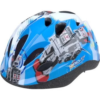 Cyklistická přilba Přilba dětská PRO-T VIGO modrá ROBOT 48-52cm