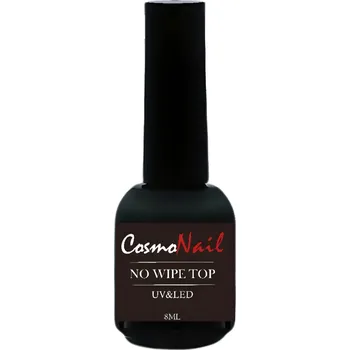 Lak na nehty COSMONAIL Top no wipe Glass milk, 8 ml