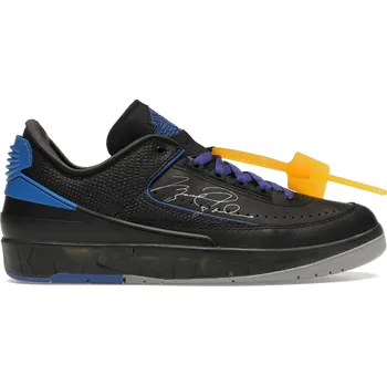 Pánská móda Jordan 2 Retro Low SP Off-White Black Blue Velikost: 44.5 DJ4375-004