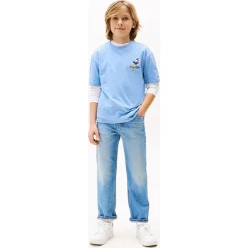 Pánské oblečení Džíny Tommy Hilfiger SKATER KB0KB10020.9BYA modrá 95X, vel. 152