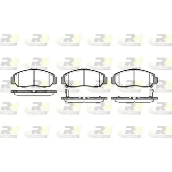 Brzdová destička ROADHOUSE Sada brzdových destiček RDH 2747.12