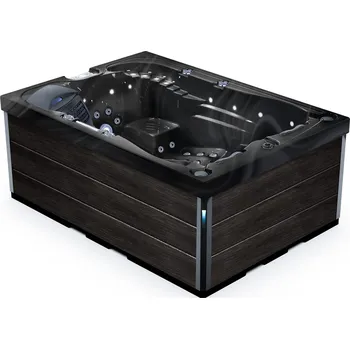 Vířivka Lovia vířivá vana pro 3 osoby 220x156x88 L301 Barva akrylátu: Midnight Opal, Opláštění: Gold Brown