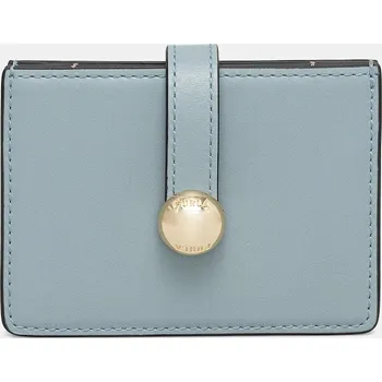 Peněženka Kožené pouzdro na karty Furla šedá barva, WP00549.AX0733.4247S 90X, vel. ONE SIZE