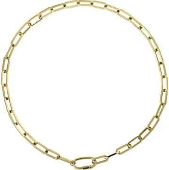 Náhrdelník Manoki Ocelový náhrdelník Juliana Gold, chirurgická ocel, choker WA566G Zlatá 41 cm