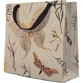 Dárková taška Dárková taška PAW čtvercová 17x6x15cm Louka a včelky