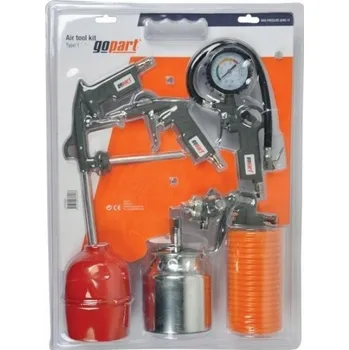 Příslušenství ke kompresoru Sada příslušenství ke kompresoru stlačeného vzduchu typ 1 Gopart, 5 dílů