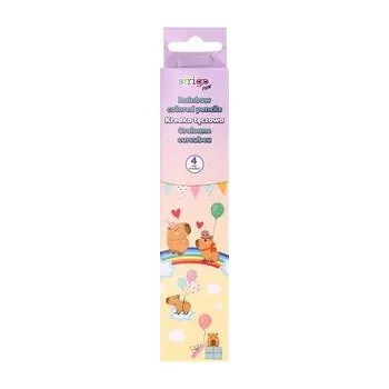 Set školních potřeb Kredka tęczowa Kapibara 4szt