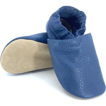 Capáčky Kožené capáčky Funky Monkey Barefoot SOFT BRA-008 Modrá 19, Vnitřní délka boty: 12,5 cm, Vnitřní šířka boty: 6,2 cm