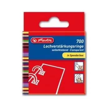 Samolepící etiketa Zpevňovací kroužky čiré