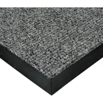 Rohožka Šedá textilní zátěžová čistící rohož Catrine - 100 x 100 x 1,35 cm, 77222307