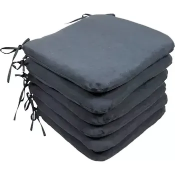 Podsedák Sedák set 6 kusů - tmavě šedý melír - SLEVA 3% s kodem radost25