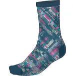 Endura ponožky Patchwork LTD Print Barra Blue - vel. L-XL (42,5-47) r.25