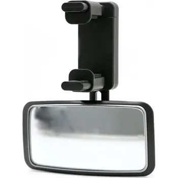 Zrcátko do auta pro miminko 13x15 cm Dětská chůvička s klipem na čelní sklo Otočné o 360° Zpětné zrcátko s vysokým rozlišením