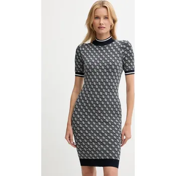 Dámské šaty Šaty Guess béžová barva, mini, přiléhavé W3YK39.Z37K0 59X, vel. XS