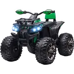 HOMCOM Dětská elektrická čtyřkolka HOMCOM, dětská čtyřkolka s funkcí jízdy vpřed a vzad, hudební přehrávač MP3, dětské vozidlo se světlometem | Aosom