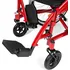 Invalidní vozík Timago Exclusive Light černý/červený 46 cm