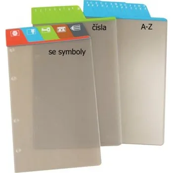 Diář Dělicí listy ADK-A5 se symboly