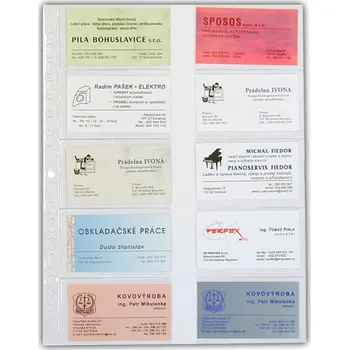 Vizitkář Náhradní složka A4 na vizitky