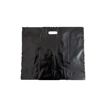 Nákupní taška Taška PE s průhmatem černá 62x5cm na šířku